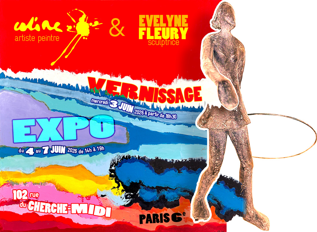 Coline, Expo à Paris 6e, rue du Cherche-Midi